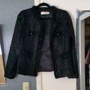 The Trendy Me sparkly tweed blazer